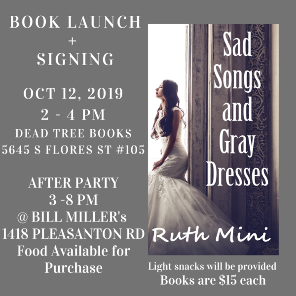 published author ruth mini sad songs and gray dresses
